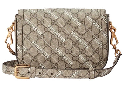 Gucci x Balenciaga The Hacker Project Mini Gucci Horsebit 1955 Beige/Ebony