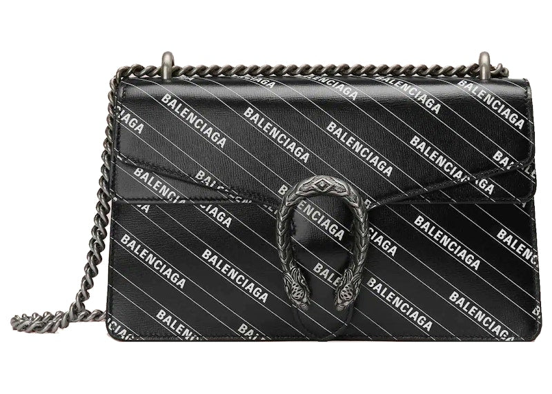 Gucci x Balenciaga The Hacker Project Small Dionysus Bag Black