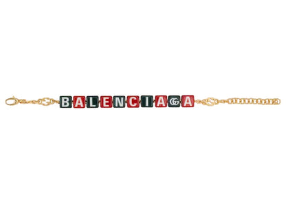 Gucci x Balenciaga The Hacker Project Symbols Bracelet Green/Red