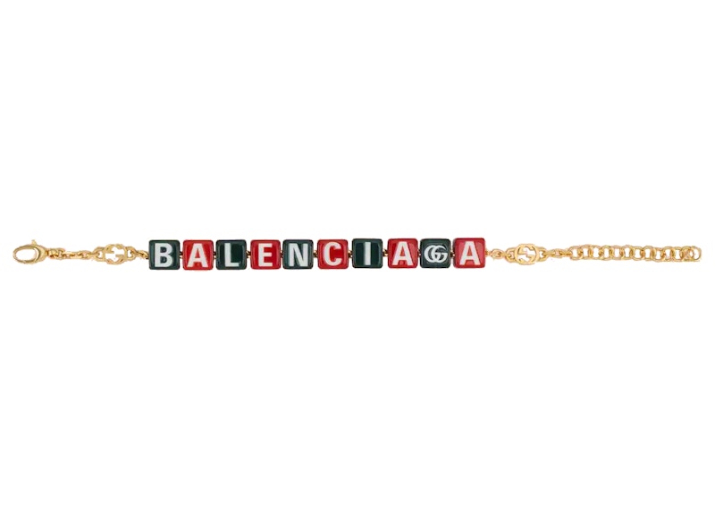 Gucci x Balenciaga The Hacker Project Symbols Bracelet Green/Red