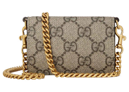 Gucci x Balenciaga The Hacker Project Wallet with Chain Beige/Ebony