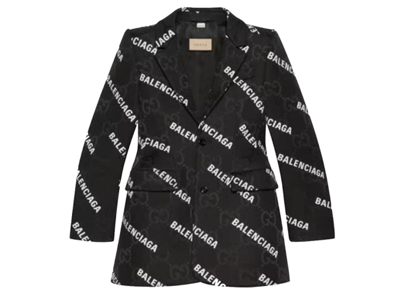 Gucci x Balenciaga The Hacker Project Canvas Jacket Black
