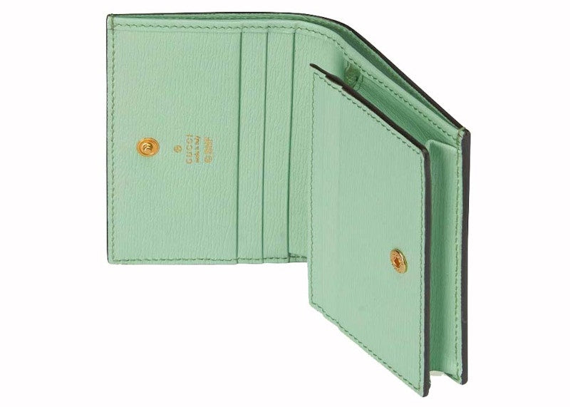 Gucci x Banana Star Print Card Case Pale Green