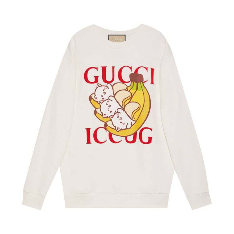 Gucci x Bananya Sweatshirt White