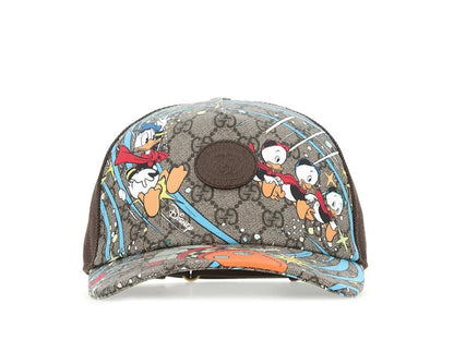 Gucci x Disney Donald Duck Print Trucker Cap Ebony/Beige/Black/Multi