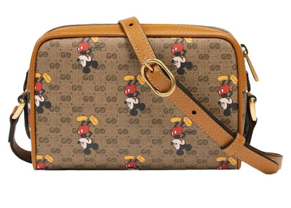 Gucci x Disney GG Supreme Shoulder Bag Beige