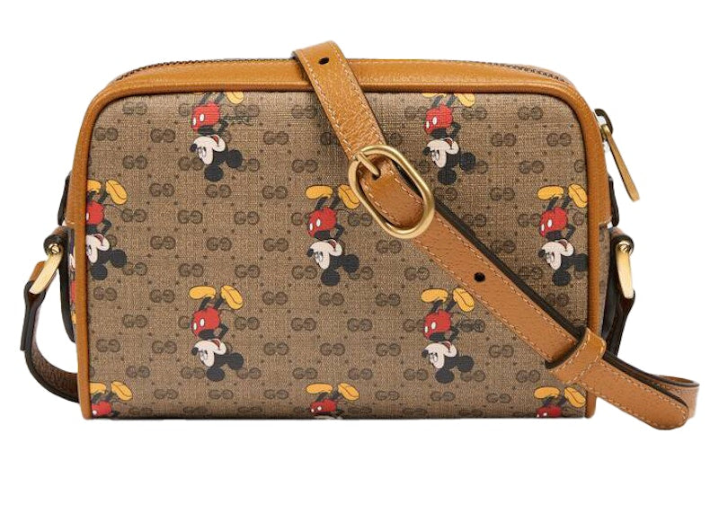 Gucci x Disney GG Supreme Shoulder Bag Beige