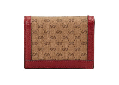 Gucci x Doraemon Card Case Ebony/Beige