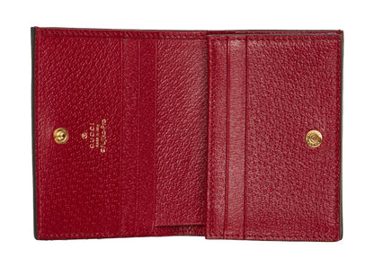 Gucci x Doraemon Card Case Ebony/Beige