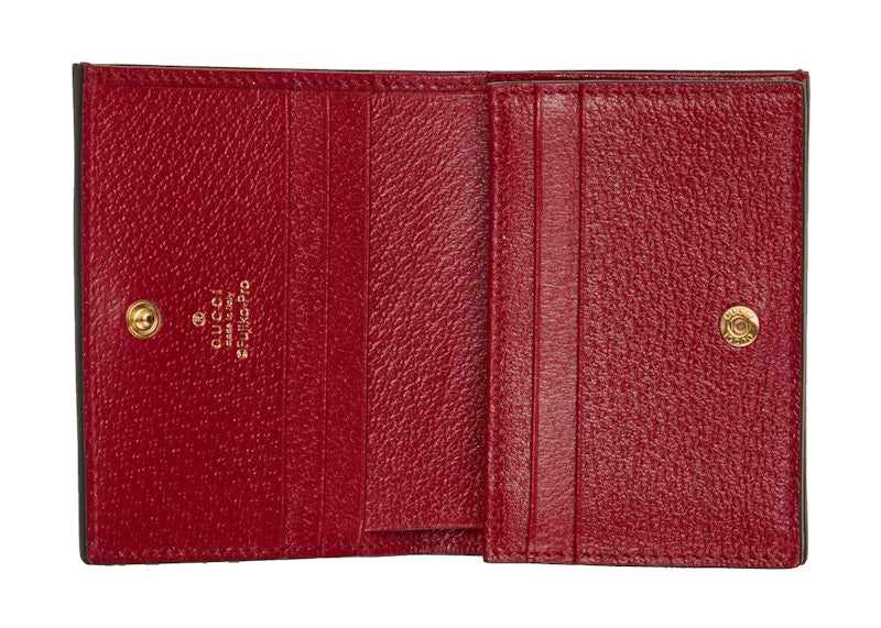 Gucci x Doraemon Card Case Ebony/Beige