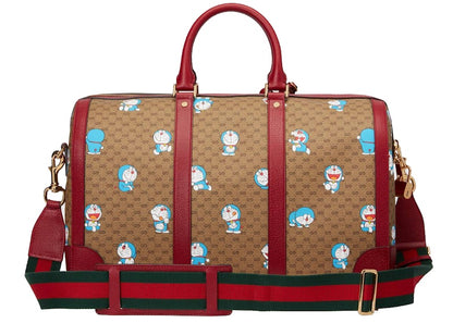 Gucci x Doraemon Duffle Bag Medium Ebony/Beige