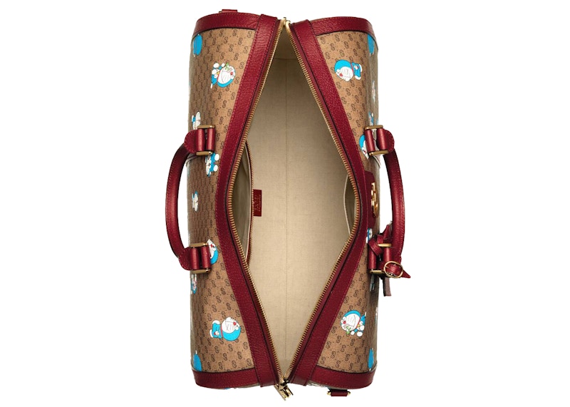 Gucci x Doraemon Duffle Bag Medium Ebony/Beige