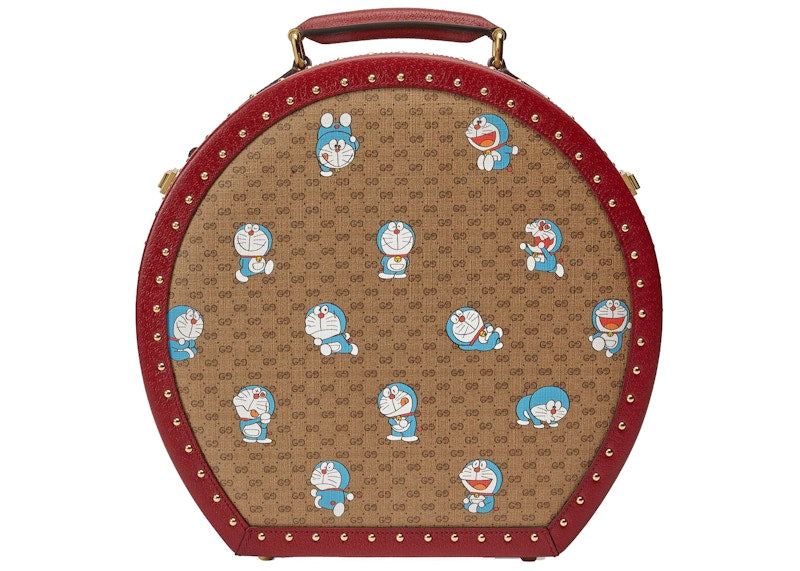 Gucci x Doraemon Hat Box Ebony/Beige