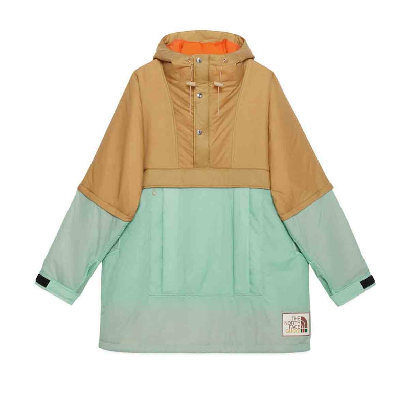 Gucci x The North Face Anorak Jacket Light Blue/Beige