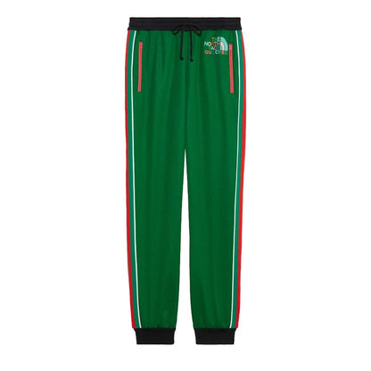 Gucci x The North Face Cotton Jogging Pants Green