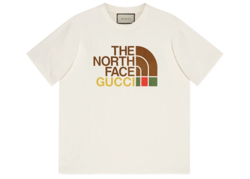 Gucci x The North Face Cotton T-shirt Beige