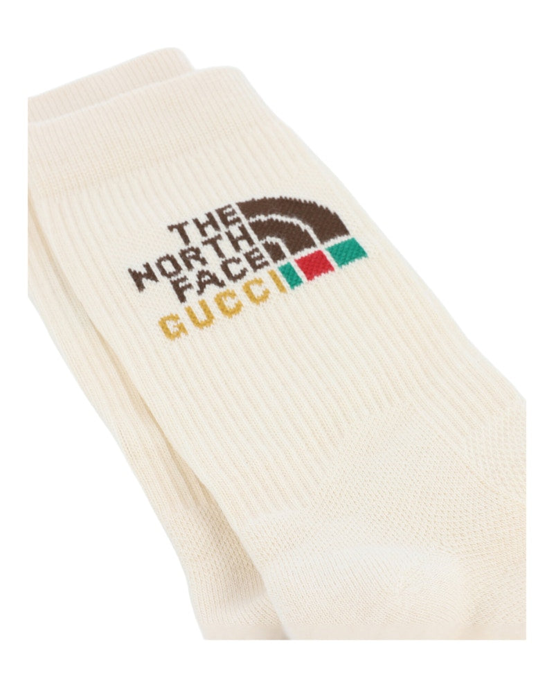 Gucci x The North Face Crew Socks Cream