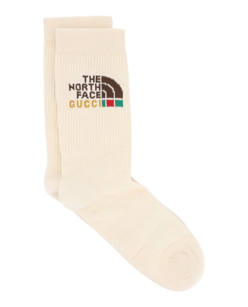 Gucci x The North Face Crew Socks Cream