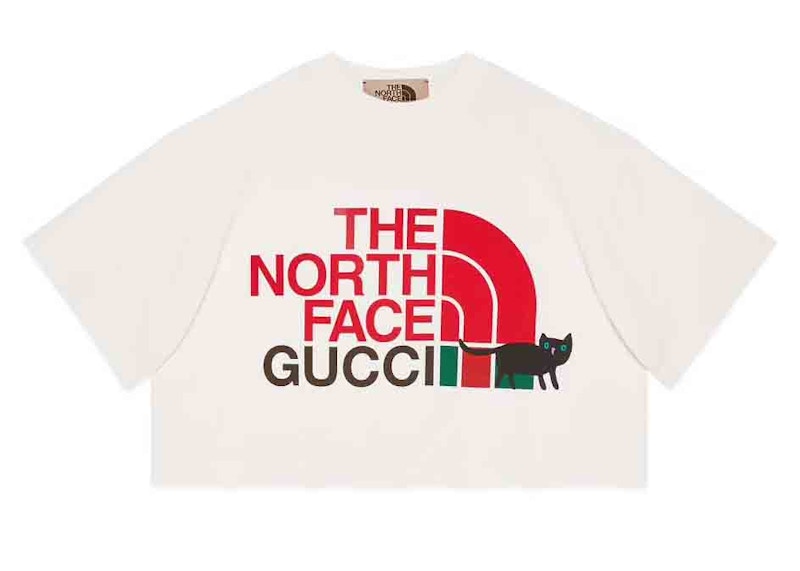 Gucci x The North Face Crop T-shirt Off-White