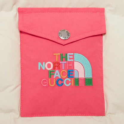 Gucci x The North Face Down Vest White/Dark Pink/Black/Blue