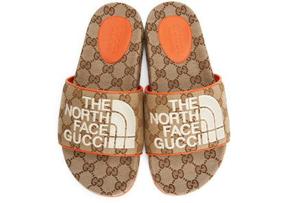 Gucci x The North Face Edition GG Sandal Beige Orange (Women's)