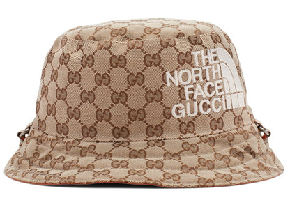 Gucci x The North Face GG Canvas Bucket Hat Beige/Ebony
