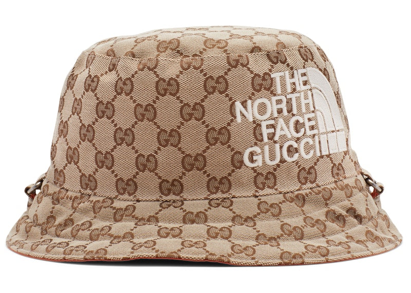 Gucci x The North Face GG Canvas Bucket Hat Beige/Ebony