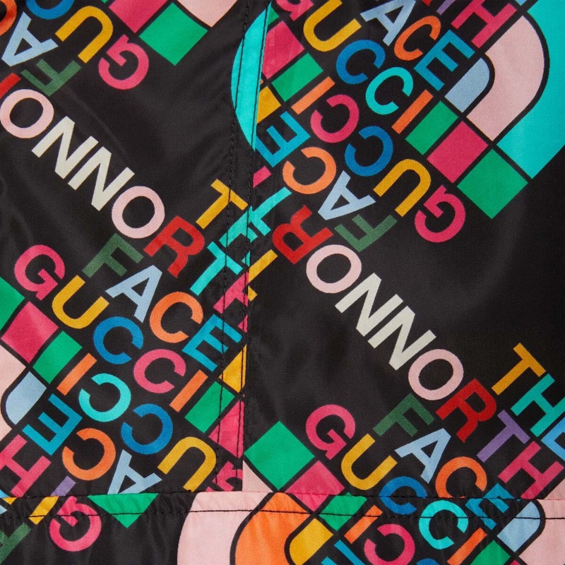 Gucci x The North Face Nylon Jacket Black/Multicolor