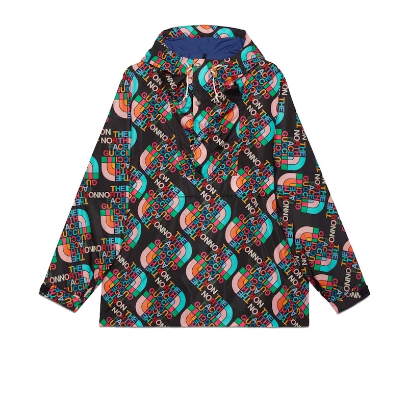 Gucci x The North Face Nylon Jacket Black/Multicolor