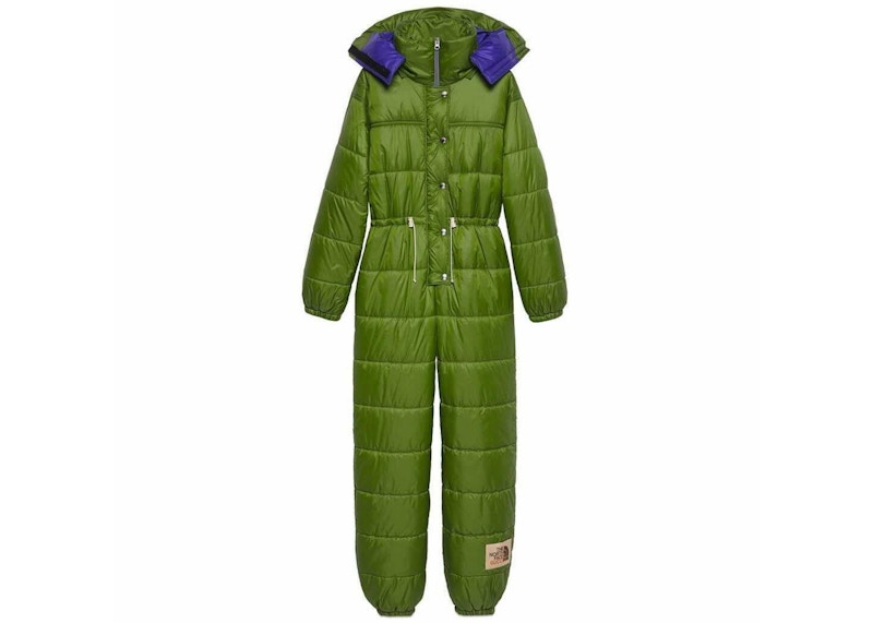 Gucci x The North Face Nylon Jumpsuit Green