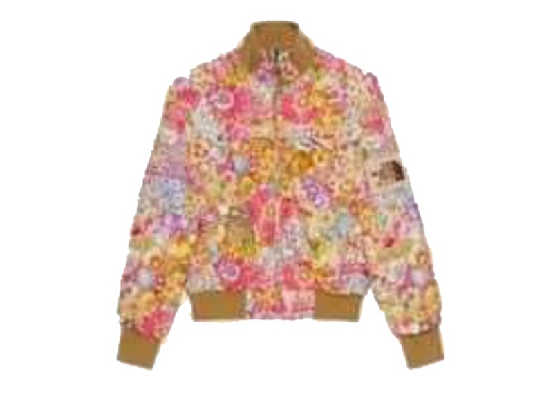 Gucci x The North Face Online Exclusive Nylon Bomber Jacket Floral