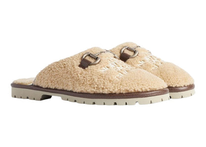 Gucci x The North Face Slippers Beige Wool