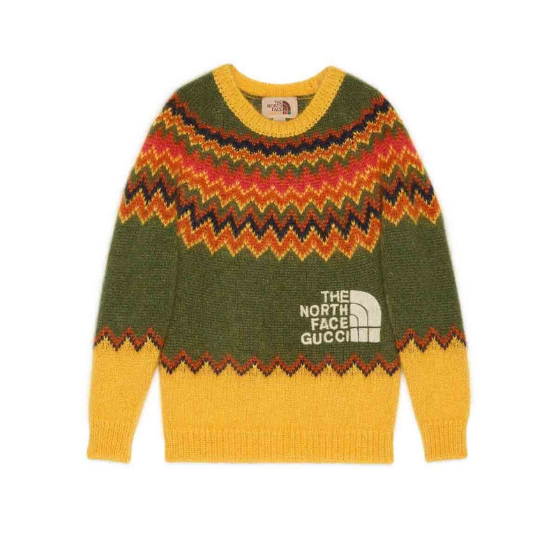 Gucci x The North Face Sweater Yellow/Green