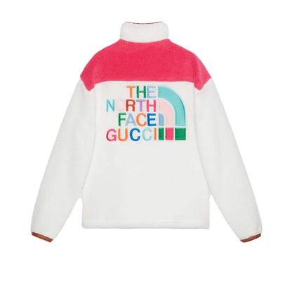 Gucci x The North Face Sweatshirt Off White/Dark Pink