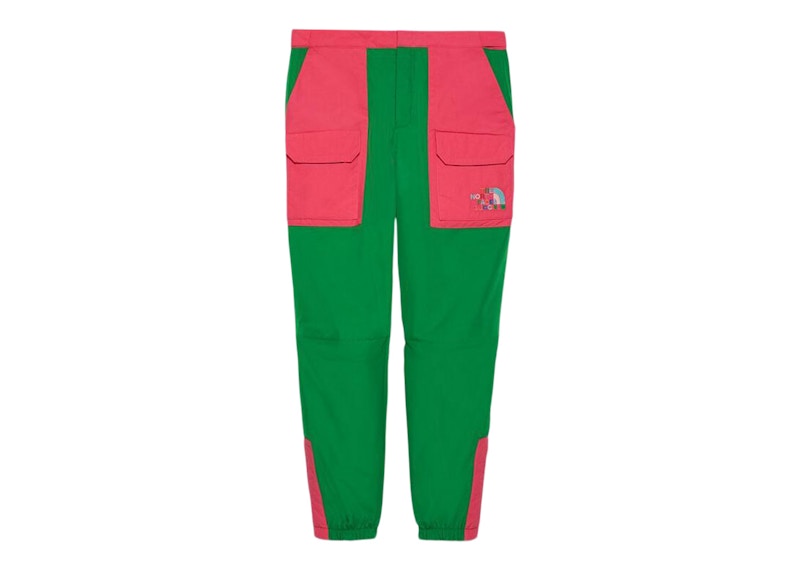 Gucci x The North Face Trousers Green Pink