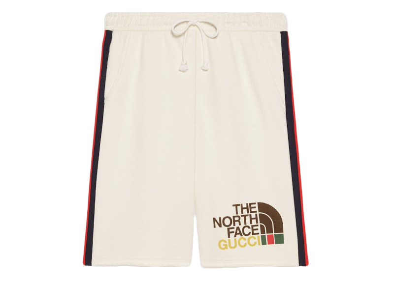 Gucci x The North Face Web Print Shorts Beige
