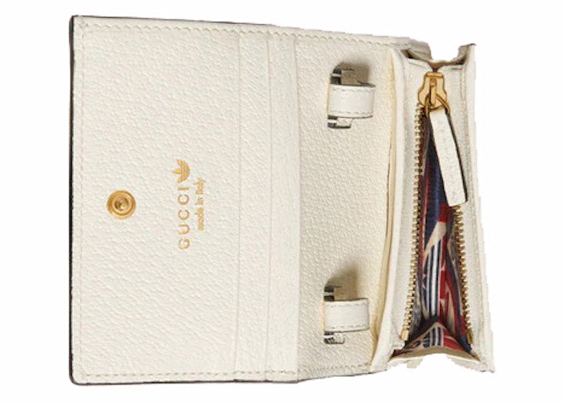 Gucci x adidas Card Case With Horsebit White/Black