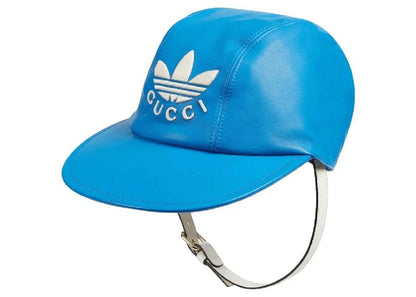 Gucci x adidas Chin Strap Baseball Hat Blue