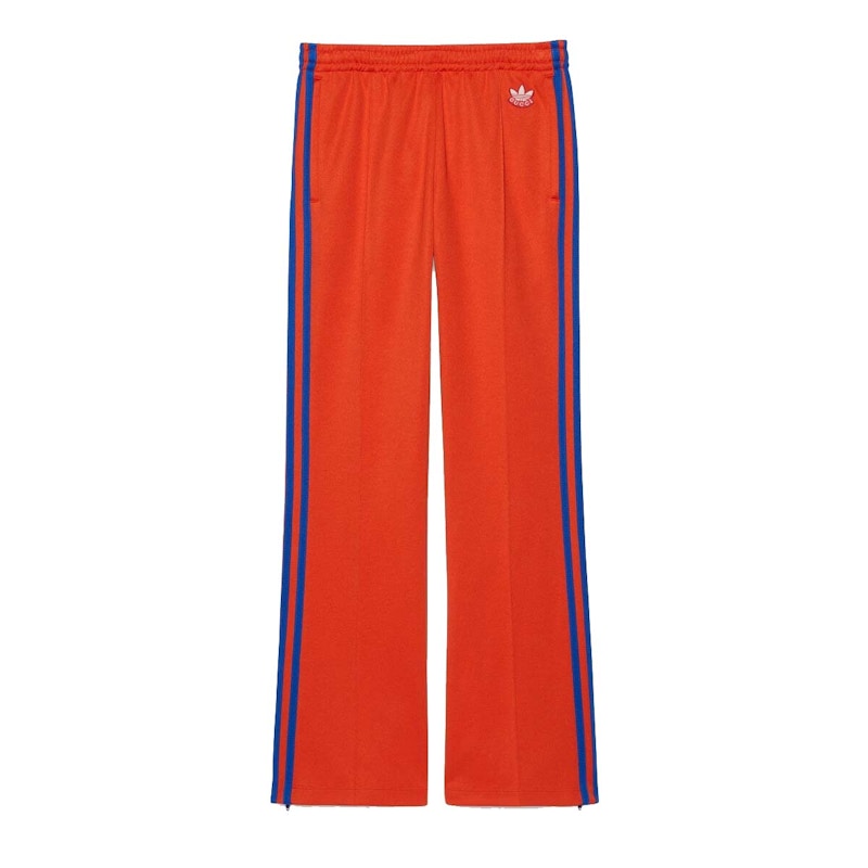 Gucci x adidas Cotton Jersey Jogging Pant Orange/Blue