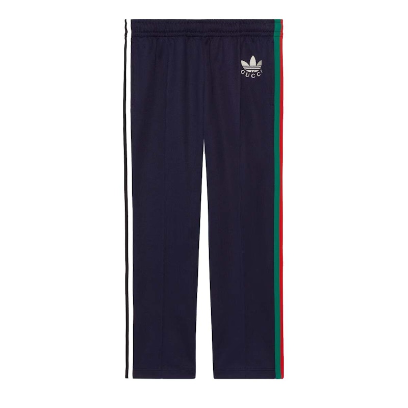 Gucci x adidas Cotton Jersey Pant Dark Blue