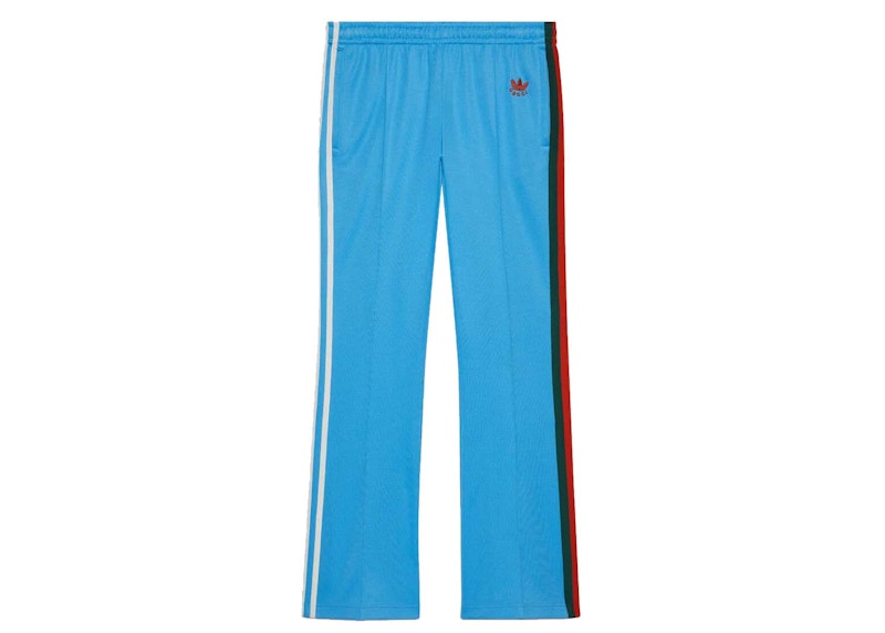 Gucci x adidas Cotton Jersey Sweatpants Light Blue