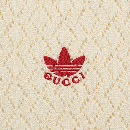 Gucci x adidas Cotton Polo White