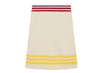 Gucci x adidas Cotton Skirt Ivory