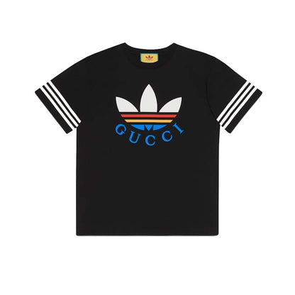 Gucci x adidas Cotton T-shirt Black/Multicolor