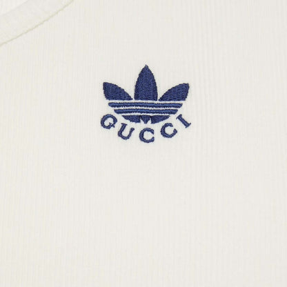 Gucci x adidas Cotton Tank Top Ivory