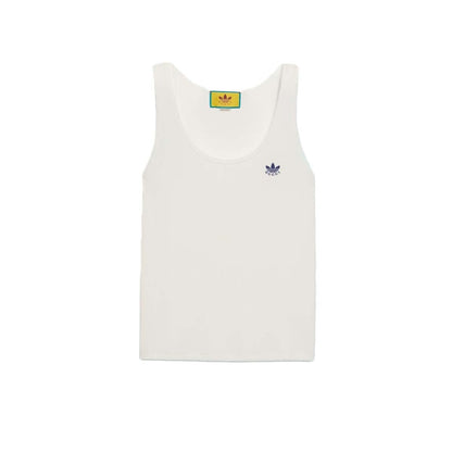 Gucci x adidas Cotton Tank Top Ivory