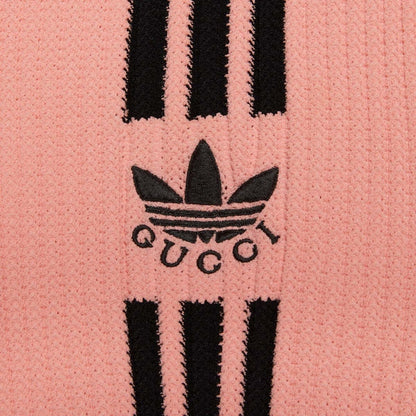 Gucci x adidas Cropped Cardigan Pink
