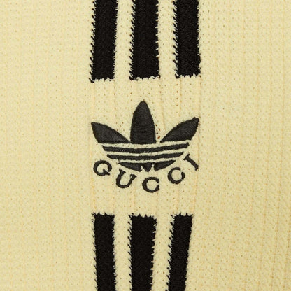 Gucci x adidas Cropped Cardigan Yellow