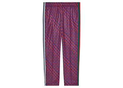 Gucci x adidas Double G and Trefoil Print Sweatpants Blue/Red