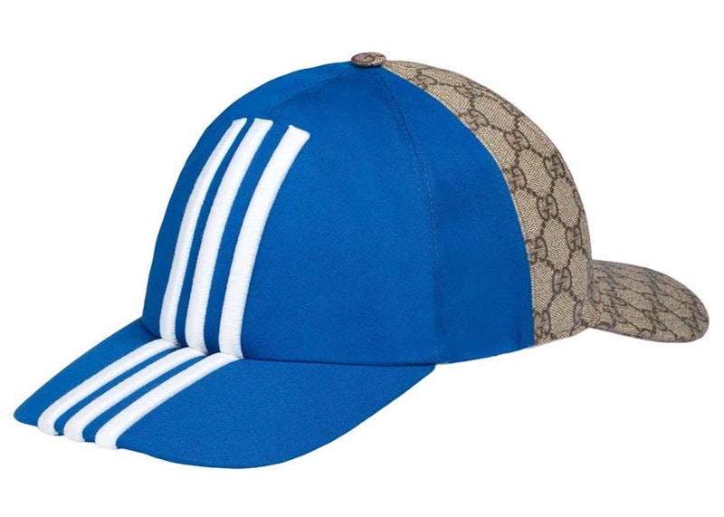 Gucci x adidas Double Sided Baseball Cap Blue/Beige